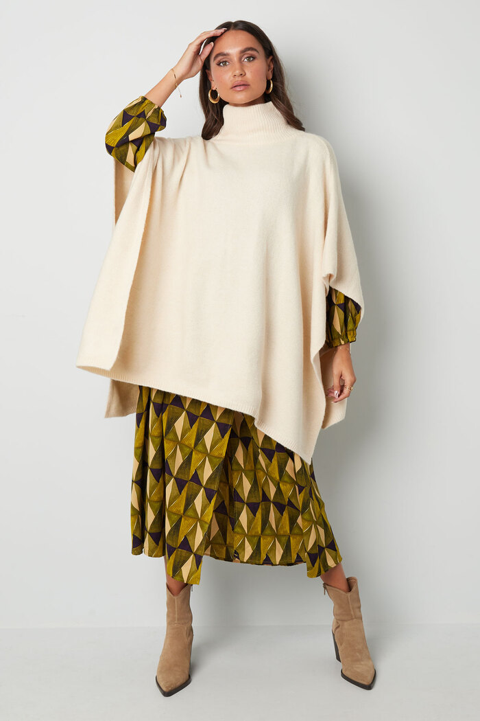 Basic poncho - beige Picture7